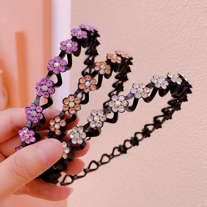 Wholesale Vintage Diamond Flower Headband
